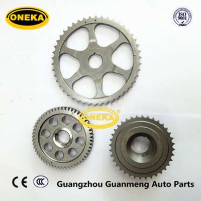 [ONEKA GEAR PARTS] 13620-RBD-E00 14210-RBD-E00 14441-RBD-E00 CHAIN DRIVE GEAR CAM SPROCKET KIT FOR HONDA ACCORD N22A 04-08